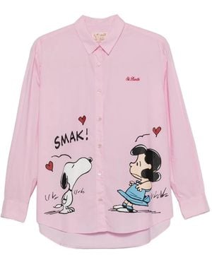 MC2 Saint Barth Graphic-Print Brigitte Shirt - Pink