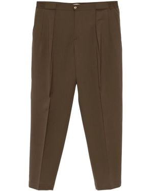 Briglia 1949 Portobello Pleat-Detail Trousers - Green