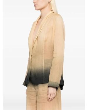 Tessitura Blazer Semitranslúcido Degradado - Neutro