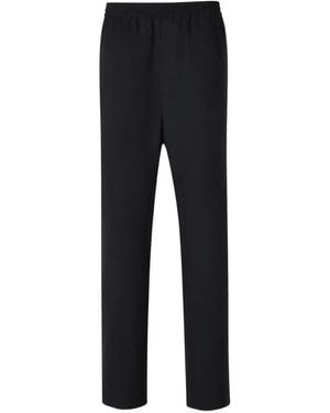 The Row Elasticated-Waistband Gabardine Pants - Black