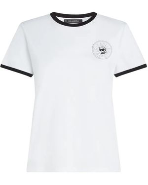 KARL LAGERFELD Karlito Shirt With Trim - White