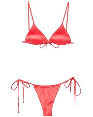 VENUJA Tie-Detail Bikini - Red