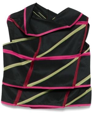 Issey Miyake Jacquard Top - Black