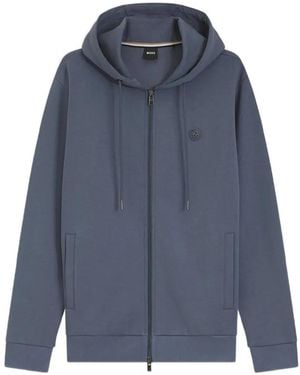 BOSS Zip-Up Hoodie - Blue