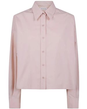 Frankie Shop Arlene Dropped-Shoulder Button-Up Shirt - Pink