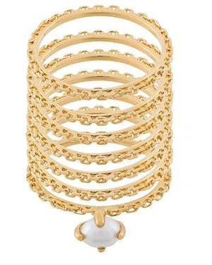 Wouters & Hendrix Curiosities Set Of Seven Rings - Metallic