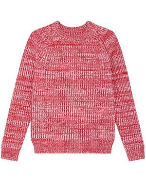 Fursac Chunky-Knit Wool Jumper - Red