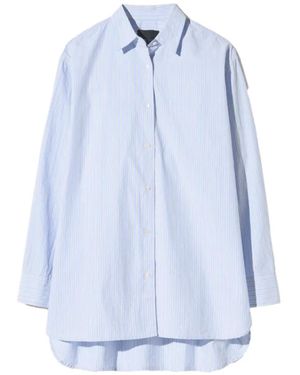 Nili Lotan Yorke Striped Shirt - Blue