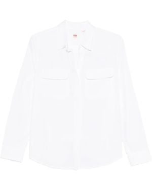 Levi's Camicia Elaine Con Tasche - Bianco