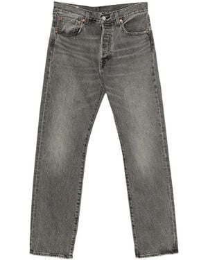 Levi's Jeans Dritti Effetto Schiarito - Grigio