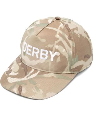 Cole Buxton Derby Camouflage Baseball Cap - Natural