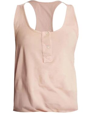Haikure Organic Cotton Tank Top - Pink