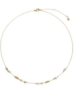 Monica Vinader Collar Capri Con Perla - Blanco