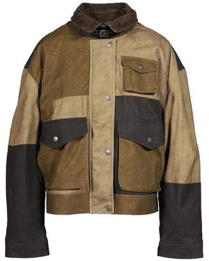Isabel Marant Risla Cotton Patchwork Jacket - Brown