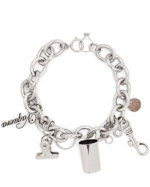 VAQUERA Charm-Detail Necklace - White