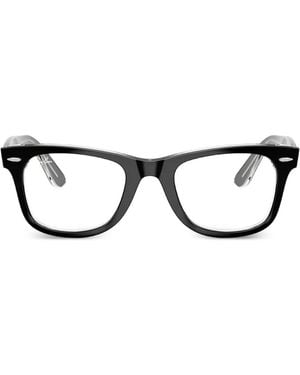 Ray-Ban Brille Mit Eckigem Gestell - Schwarz