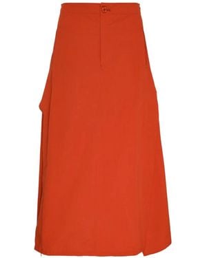 Y's Yohji Yamamoto Panelled Flared Midi Skirt