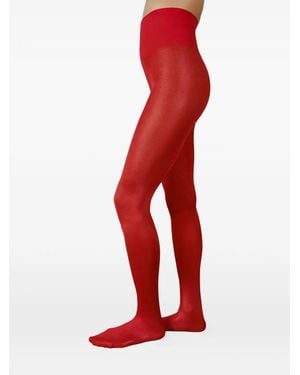 Swedish Stockings X Leandra Medine Cohen Geri Tights - Red