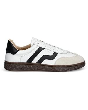 GANT Cuzmo Suede Stripe Trainers - White