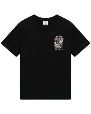 CASABLANCA Graphic Print T-Shirt - Black