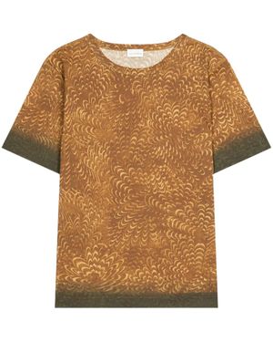 Dries Van Noten グラフィック Tシャツ - ブラウン