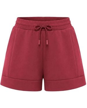 Varley Atrium Drawstring Shorts - Red