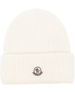 Moncler Cappello A Coste - Neutro
