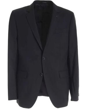 KARL LAGERFELD Single-Breasted Blazer Jacket - Black