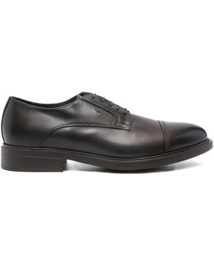Doucal's Cap-Toe Lace-Up Shoes - Grey