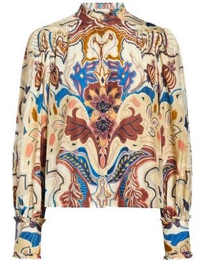 Marie Oliver Montana Paisley-Print Shirt - White