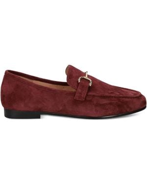Bibi Lou Buckle-Detail Loafers - Red