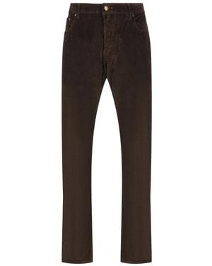 Hand Picked Corduroy trousers - Gris