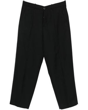 Nine:inthe:morning Pleated Wool Pants - Black