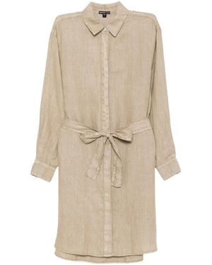 James Perse Linen Shirt Dress - Natural