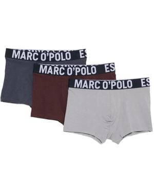 Marc O' Polo Logo-Waistband Boxers (Set Of Three) - Grey