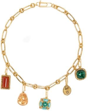 Aurelie Bidermann Charm-link Necklace - メタリック