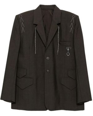 SONIA CARRASCO Wool Blazer - Black