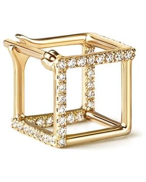 Shihara Diamond Square Earring 7 (03) - Blanco