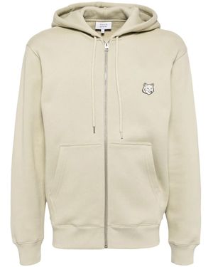 Maison Kitsuné Bold Fox Head Comfort Hooded Jacket - Natural