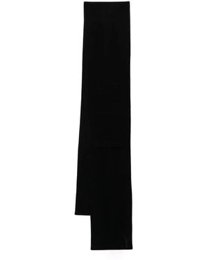 ALAINPAUL Pocket Wool Scarf - Black