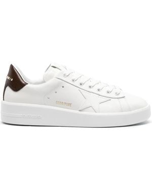 Golden Goose Purestar Leather Trainers - White