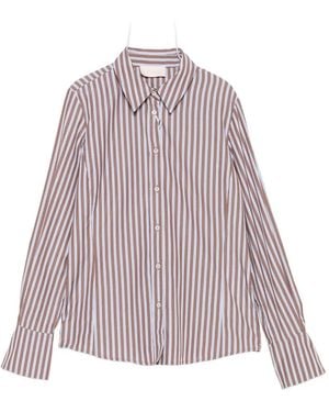 iBlues Vertical-Stripe Shirt - Purple