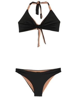 IU RITA MENNOIA Knotted Bikini - White
