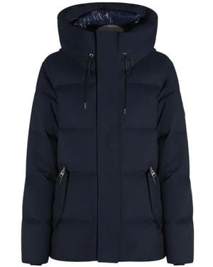Mackage Padded Hooded Coat - Blue