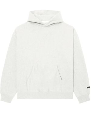 Essentials Logo-Print Hoodie - White
