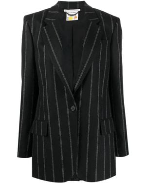 Stella McCartney Stitch-Detail Tailored Blazer - Black