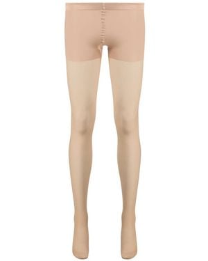 Wolford Control-Top High-Waisted Tights - Natural