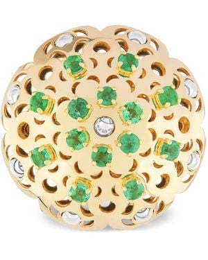 Officina Bernardi Damasco エメラルド リング L 18kイエローゴールド - メタリック