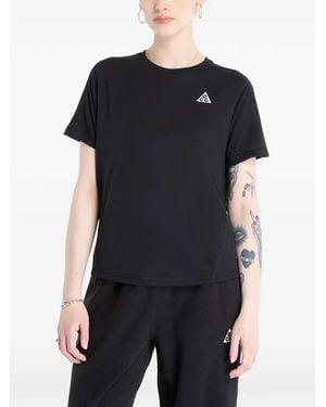 Nike Short-Sleeve Trail Running Top - Black