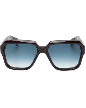 Jacques Marie Mage Alfred Square-Frame Sunglasses - Blue